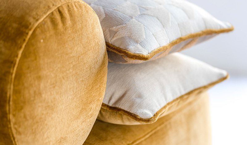 decorative cushions blue